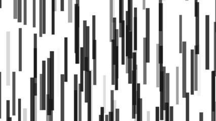 Aufkleber - Black stripes on white background. Computer generated 3d render