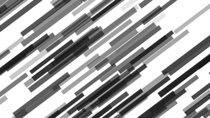 Aufkleber - Black stripes on white background. Computer generated 3d render