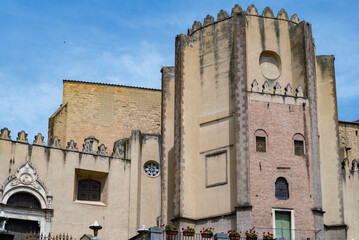 Wall Mural - Church of San Domenico Maggiore in Piazza San Domenico Maggiore,on Spaccanapoli,one of the main streets Of Naples, Italy