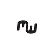 © Galazen Trovkova - Letter mw monogram logo design vector