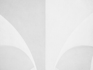 Poster - White Cement wall texture background Shade shadow Architecture details