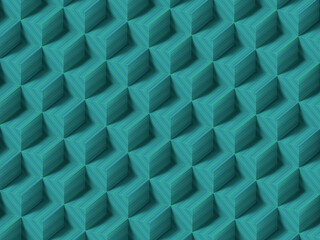 Poster - Modern business template for concept design. Rectangles with green colored texture. 3d rendering digital illustration