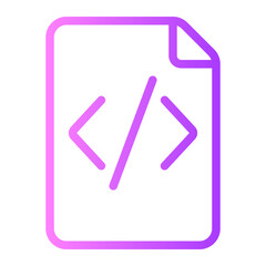 programmer gradient icon