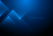 © MooJook - Abstract dark blue background with modern geometric shape graphic elements. Simple shiny square shapes vector design. Suit for poster, banner, flyer, brochure, presentation, corporate, business
