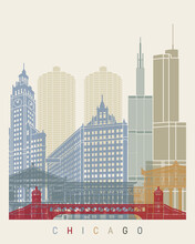 Chicago Skyline Poster