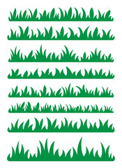 Wall Mural - Green grass collection