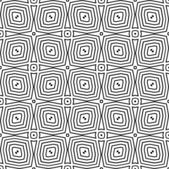 Elegant abstract geometric pattern for various design purposes.Abstract black and white seamless pattern.Vector seamless pattern with hexagonal elements ; vector illustration.Abstract geometric.