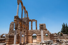 Ancient Ruins In The City Of Anjar, Lebanon