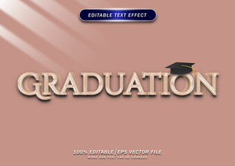 Poster - Graduation text editable effect