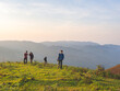 © TongTa - Trekking group enjoying on mountain trail in tropical forest at Tak Province, Thailand.