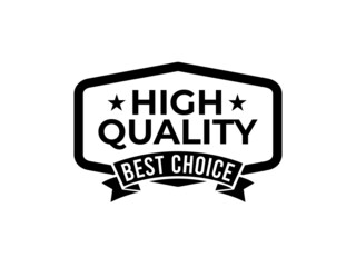 high quality best choice and 2 stars badge vintage luxury emblem logo, medal of high quality product