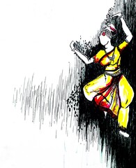 Indian Ritual Dances. (Sketch)