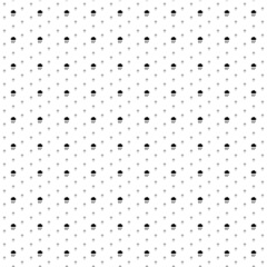 Poster - Square seamless background pattern from geometric shapes are different sizes and opacity. The pattern is evenly filled with small black rain symbols. Vector illustration on white background