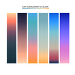 © Almossaid - Sunset and sunrise background  gradient colors