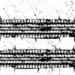 © longquattro - White grunge rectangle tire track