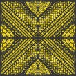 © longquattro - Yellow tire tracks grunge wallpaper