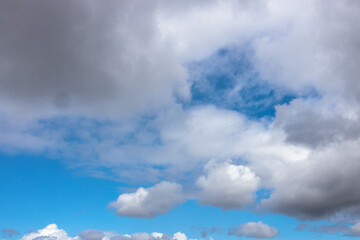 Wall Mural - blue sky with clouds sky replacement texture