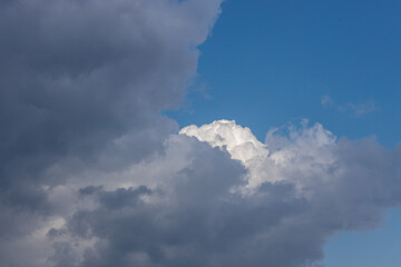 Wall Mural - blue sky with clouds sky replacement texture