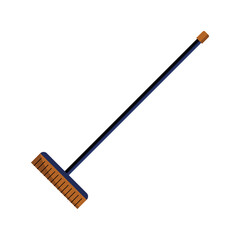 Wall Mural - broom clean tool