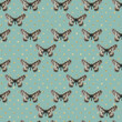 butterflies polka dots seamless Butterfly pattern