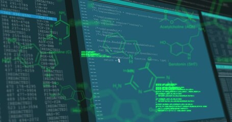 Poster - Animation of shapes over data processing