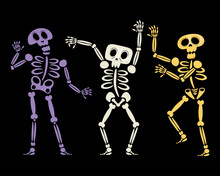 Funny Skeletons Dancing