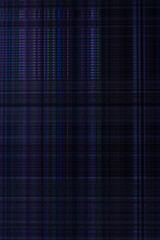 Aufkleber - dark abstract digital background: damaged screen matrix with interference of monitor and camera matrices