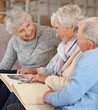 © Alexandra W/peopleimages.com - Going for a walk down memory lane. Shot of seniors looking through a photo album.