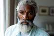 © Wavebreak Media - Portrait of confident bearded senior african american man at home