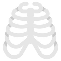 Poster - RIB CAGE flat icon