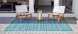 Modern outdoor area rug textile texture design.