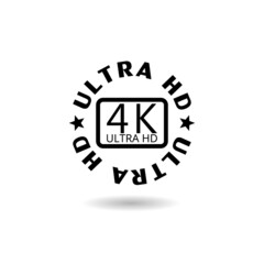 Poster - 4k Ultra HD icon with shadow