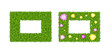 Green Grass Rectangle Background