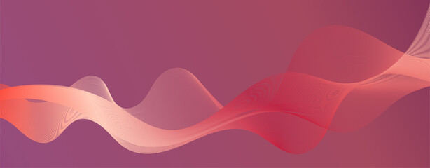 Wall Mural - Fluid 3d background with smooth lines