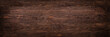 © funstarts33 - Rough rustic dark wood texture panoramic background