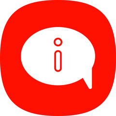 Poster - Information Chat Icon