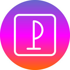 Poster - Parking Icon