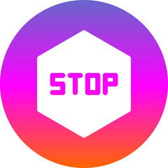 Poster - Stop Icon