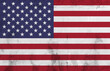 Full frame shot of american flag on wall