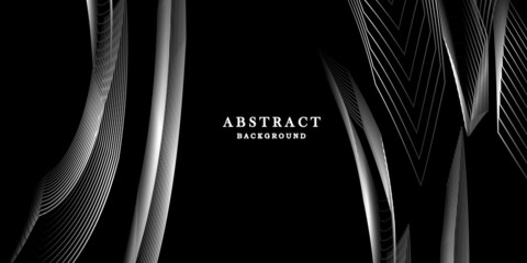 Wall Mural - black white background