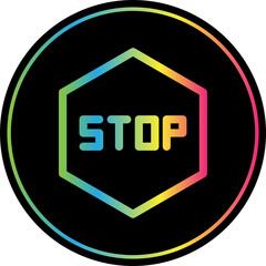 Poster - Stop Icon