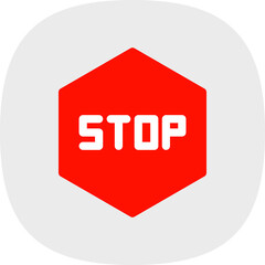 Poster - Stop Icon