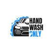 car wash logo inspiration, foam,  sponge, sticker, water, hand