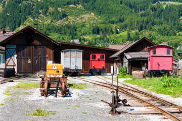 Wall Mural - railway station, Mauterndorf, Salzburg region, Austria