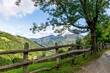 Paisaje del valle de Aller en Asturias