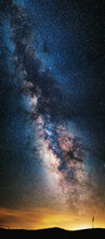 Scenic View Of The Milky Way Seen In The Sky