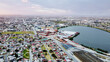 Aerial view of the Port Elizabeth, South Africa