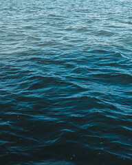 Vertical close-up shot of the wavy sea.Great for a pattern.