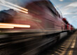 © Wirestock Creators - Closeup shot of a fast moving train in action