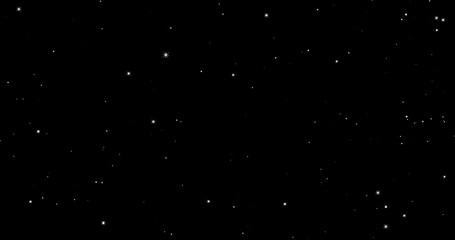 Wall Mural - cosmos, galaxy, starry sky, stars blink, shine, fly, blur, animated video background of the night starry sky, screensaver with stars for overlay, copy space.